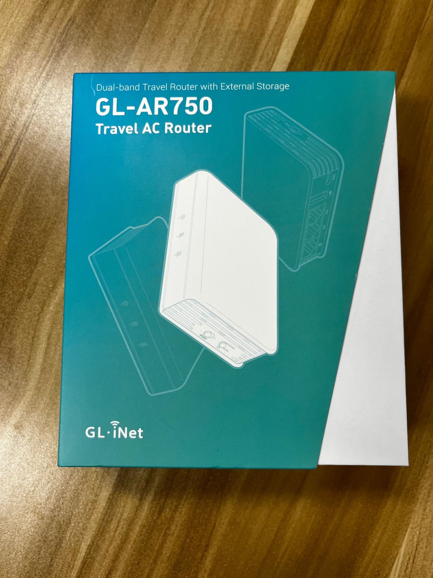 GL · INET Gigabit Travel AC VPN Router in White