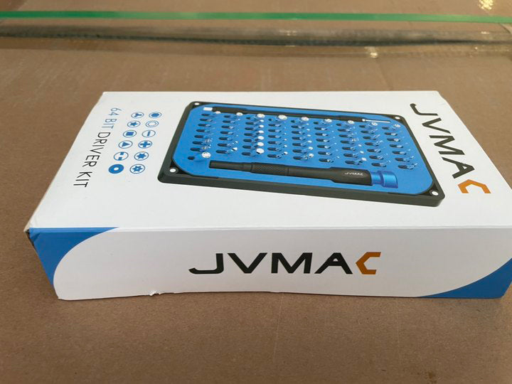 JVMAC 64-in-1 Screwdriver Kit for Home, Garage, Office, Apartment, Car, Dorm, Bike, Electronics Projects, and as A Gift
