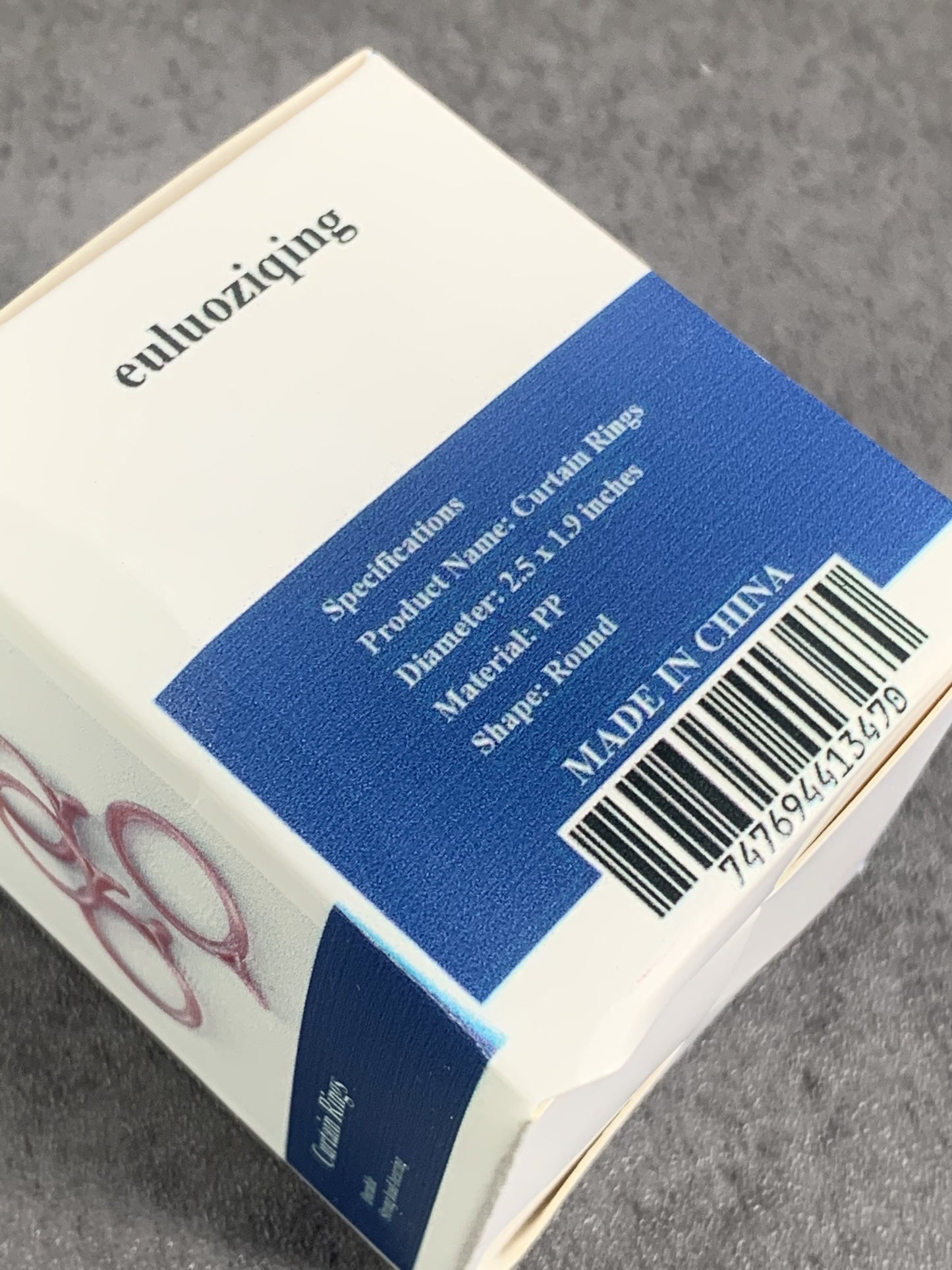 euluoziqing Shower Curtain Rings Roman Rod Clip Hook Window Plastic Hanging Loop Buckle