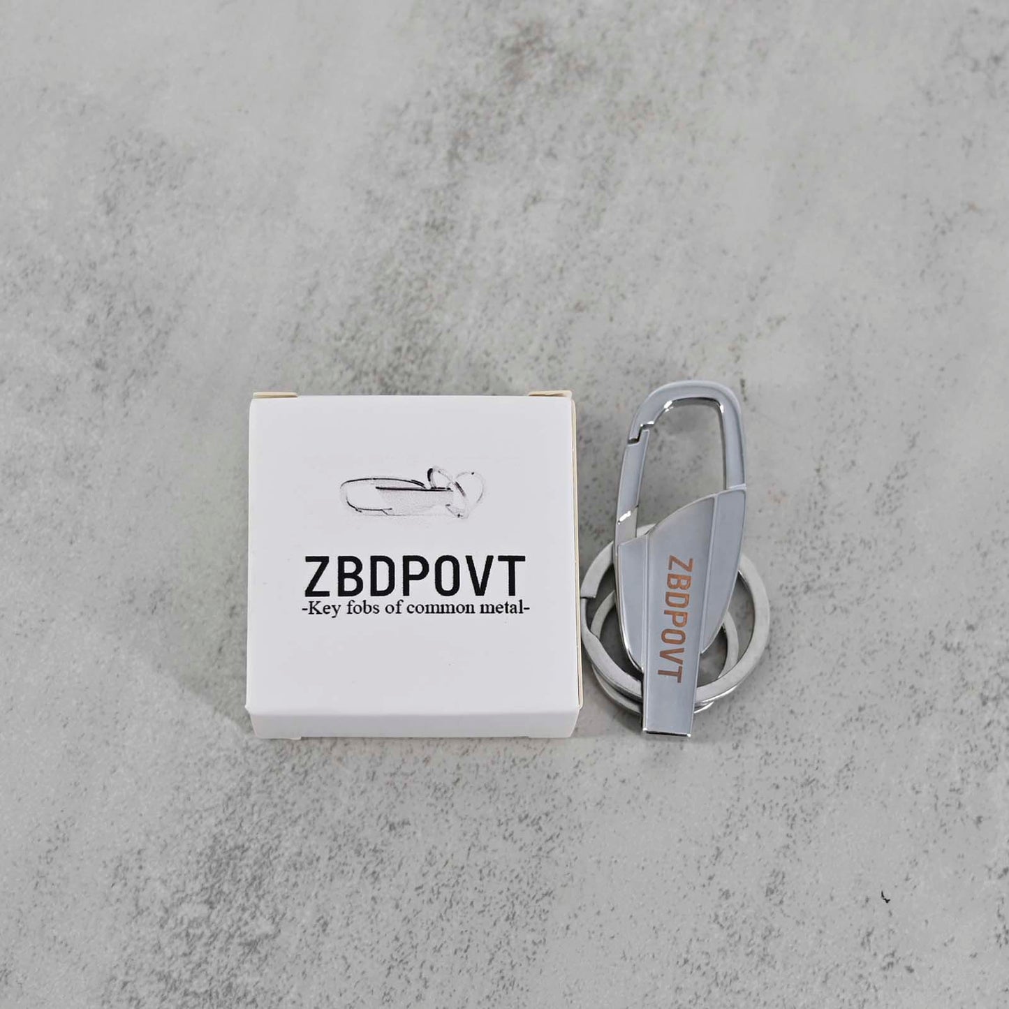 ZBDPOVT Common Metal Key Fobs