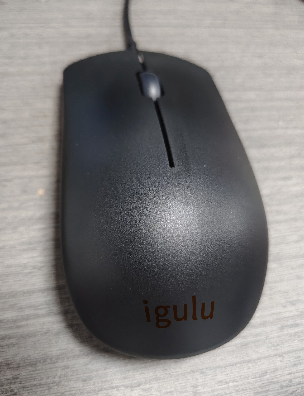 igulu Computer Peripheral Device Wired USB Computer Mouse for Laptop, Single, Black