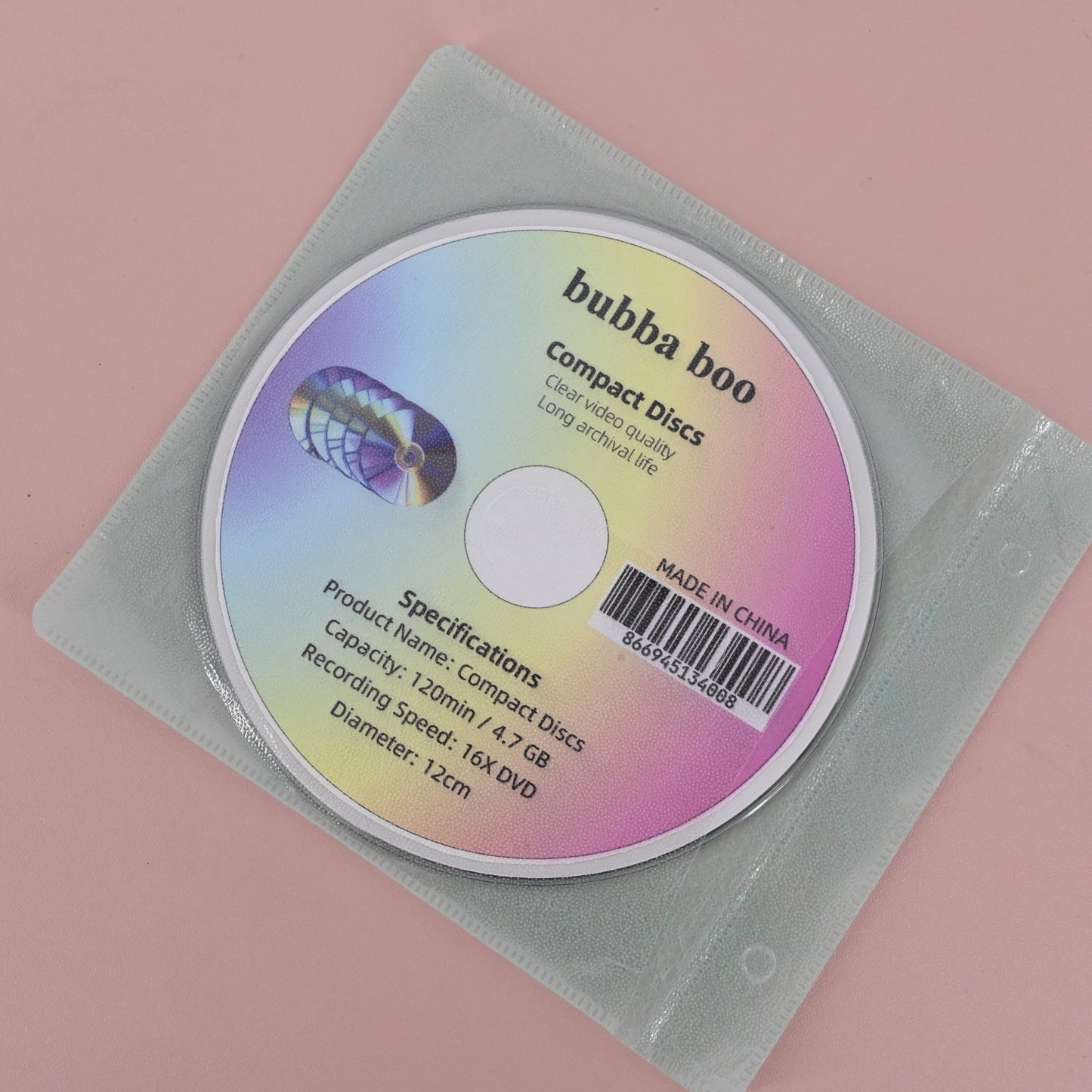 bubba boo Compact Discs Featuring Animated Cartoons