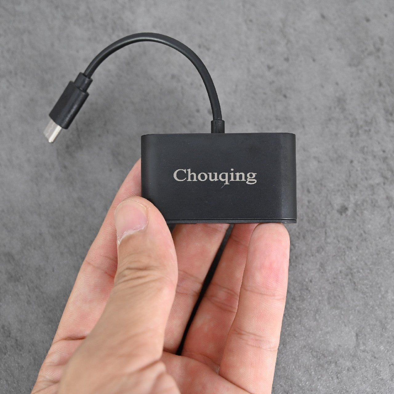Chouqing Black Memory Card Reader Smart Card Reader Micro SD Card Adapter