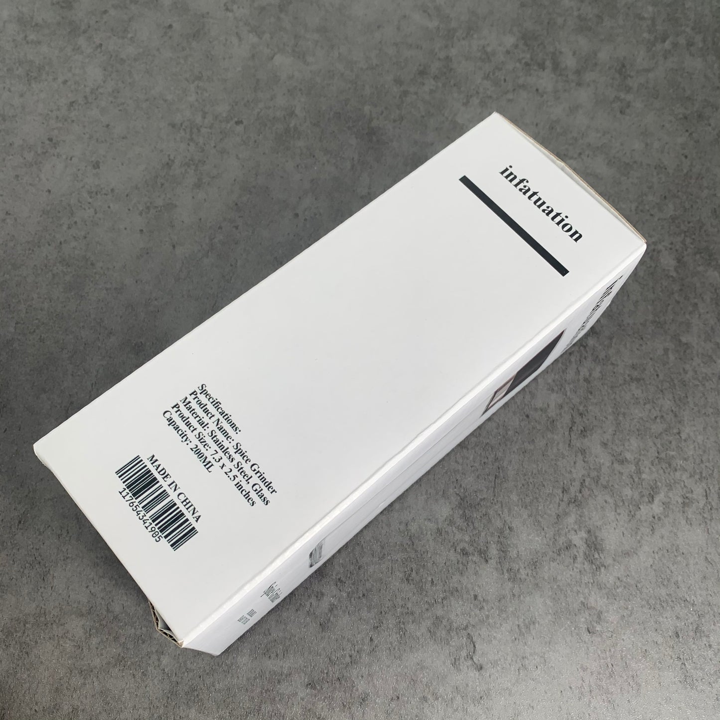 infatuation Manual Spice Grinder, Best Spice Mill with Blades and Adjustable Coarseness