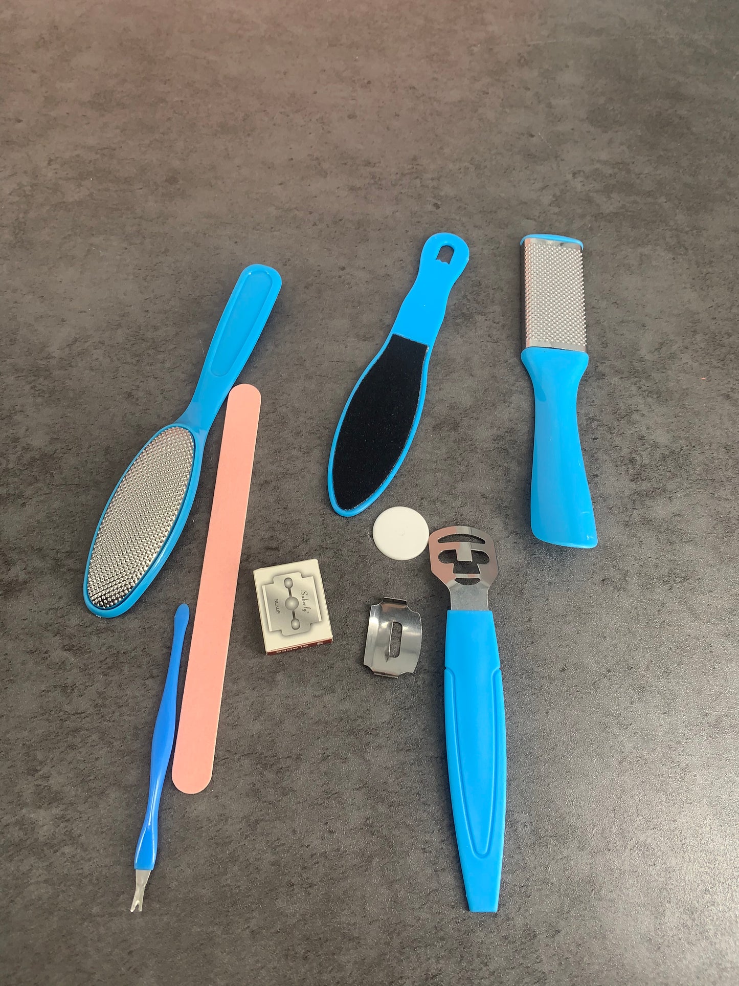 Dr Catch 8 In 1 Professional Foot Care Kit Pedicure Tools Set Stainless Steel Foot Rasp Foot Dead Skin Remover Clean Toenail Care Kit