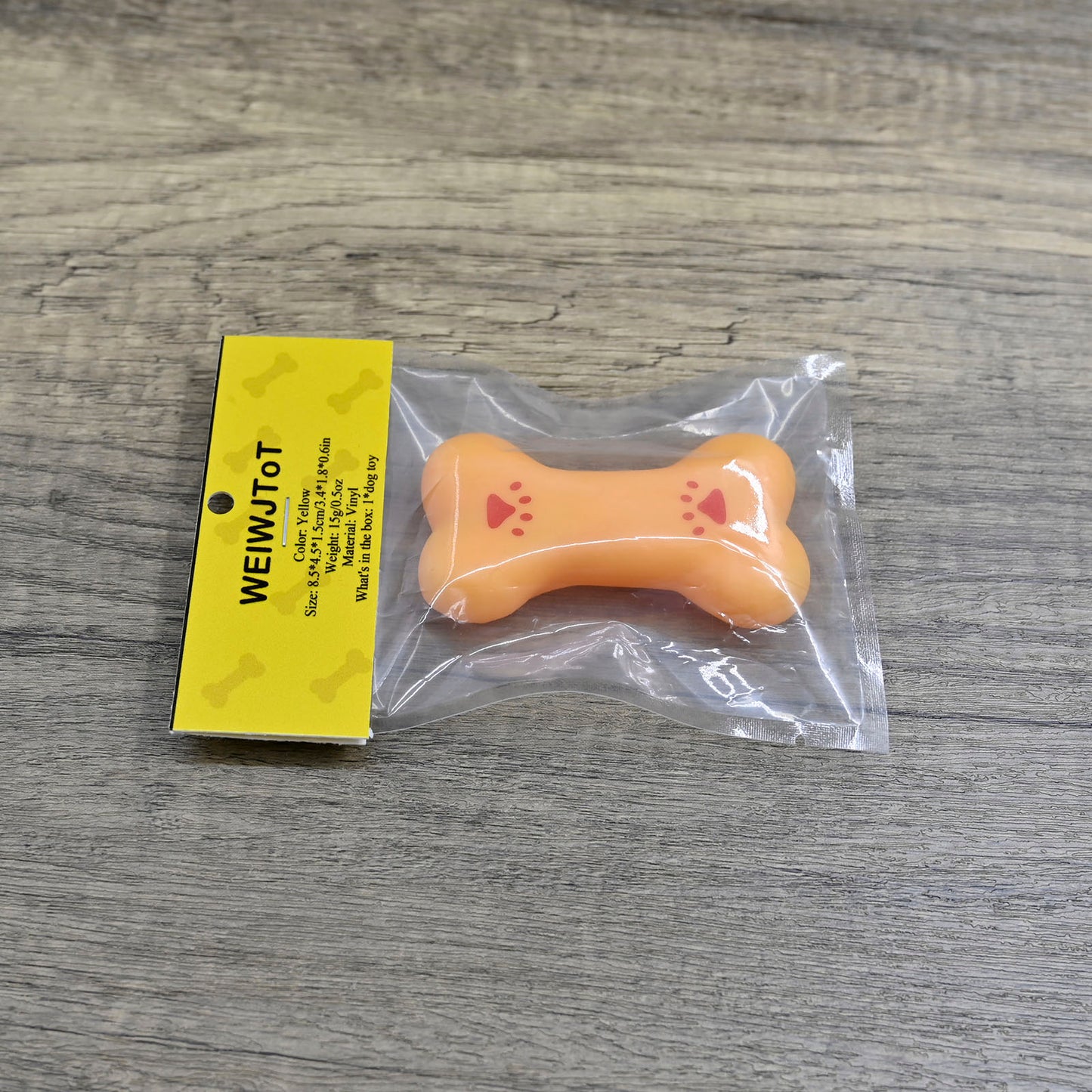 WEIWJToT Chew Toys for Dogs in Yellow