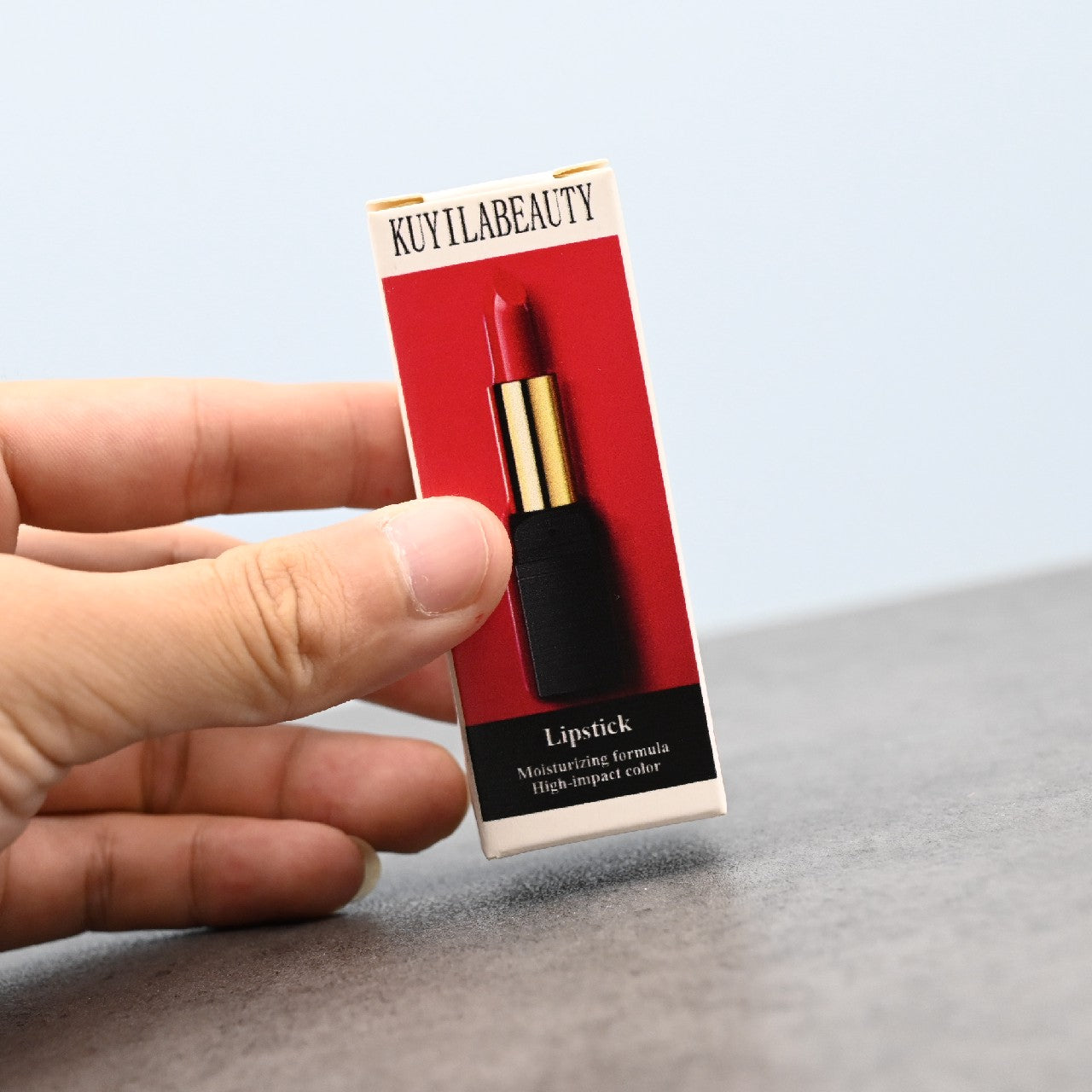 KUYILABEAUTY Long Lasting Velvet Matte Lip Gloss Lipstick Lip Makeup Nonstick Cup