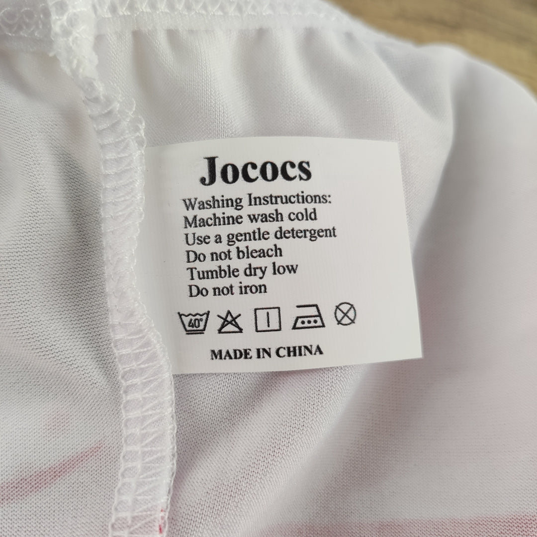 Jococs White Role-Play Costume, Size M, Polyester Material - RPG Costumes