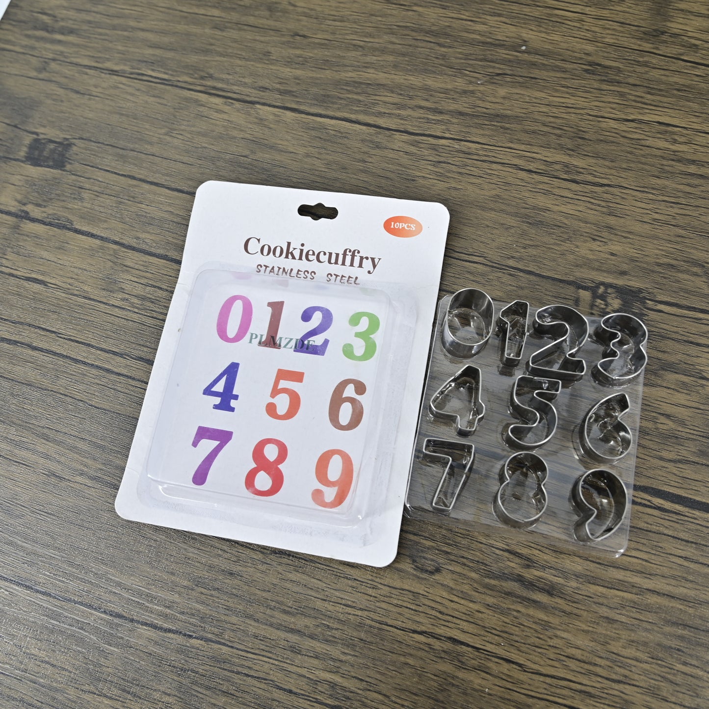 PLMZDE Stainless Steel Digital Cookie Mould Cookie Mould DIY Baking Tool