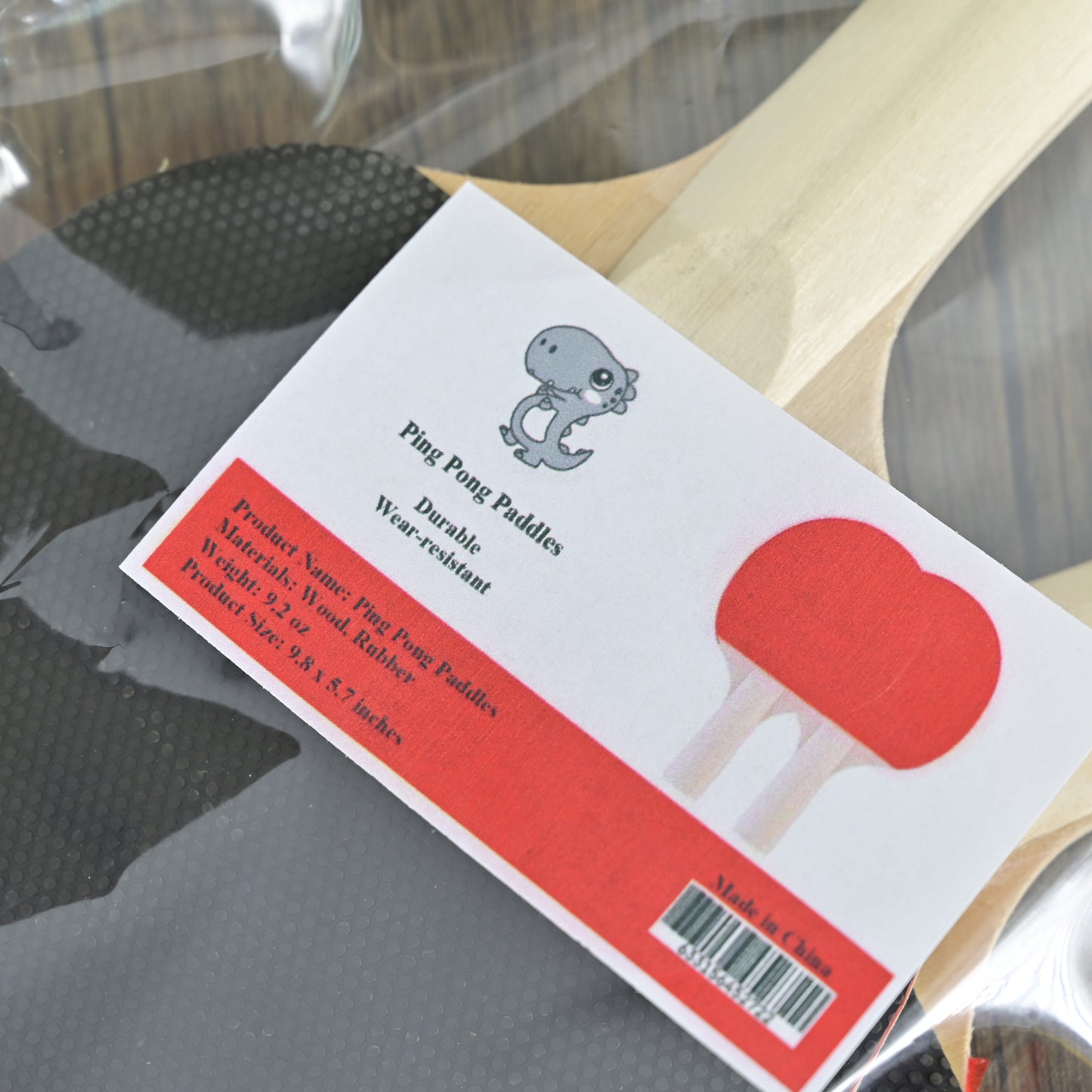 Player Table Tennis Paddle Kit with 2 Balls