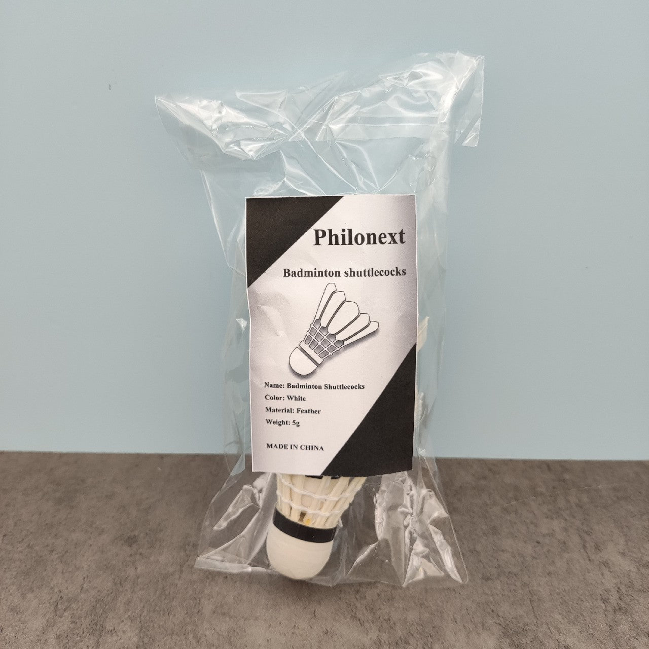 Philonext 3PCS Goose feather Badminton Shuttlecocks Train White