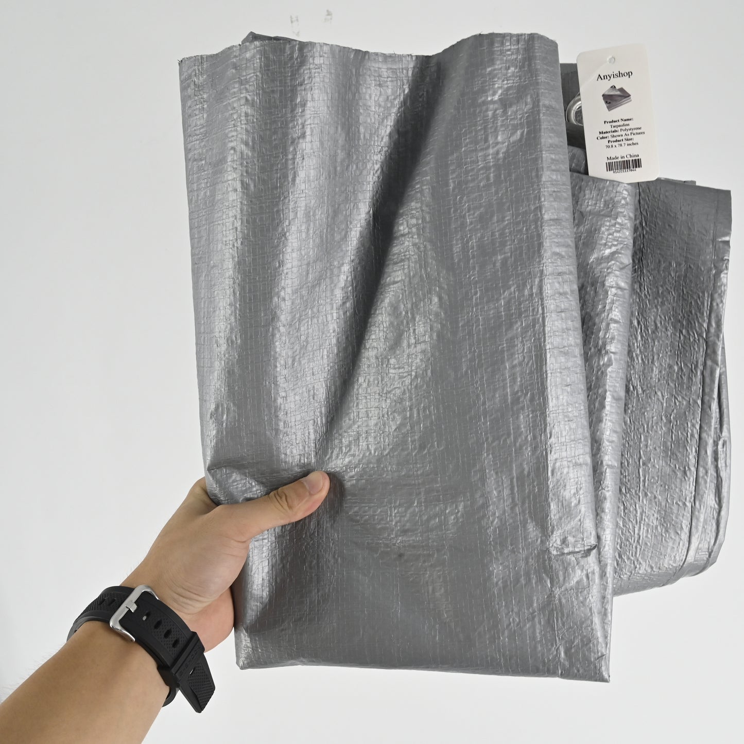 Anyishop Tarpaulins Heavy Duty Poly Tarp Cover