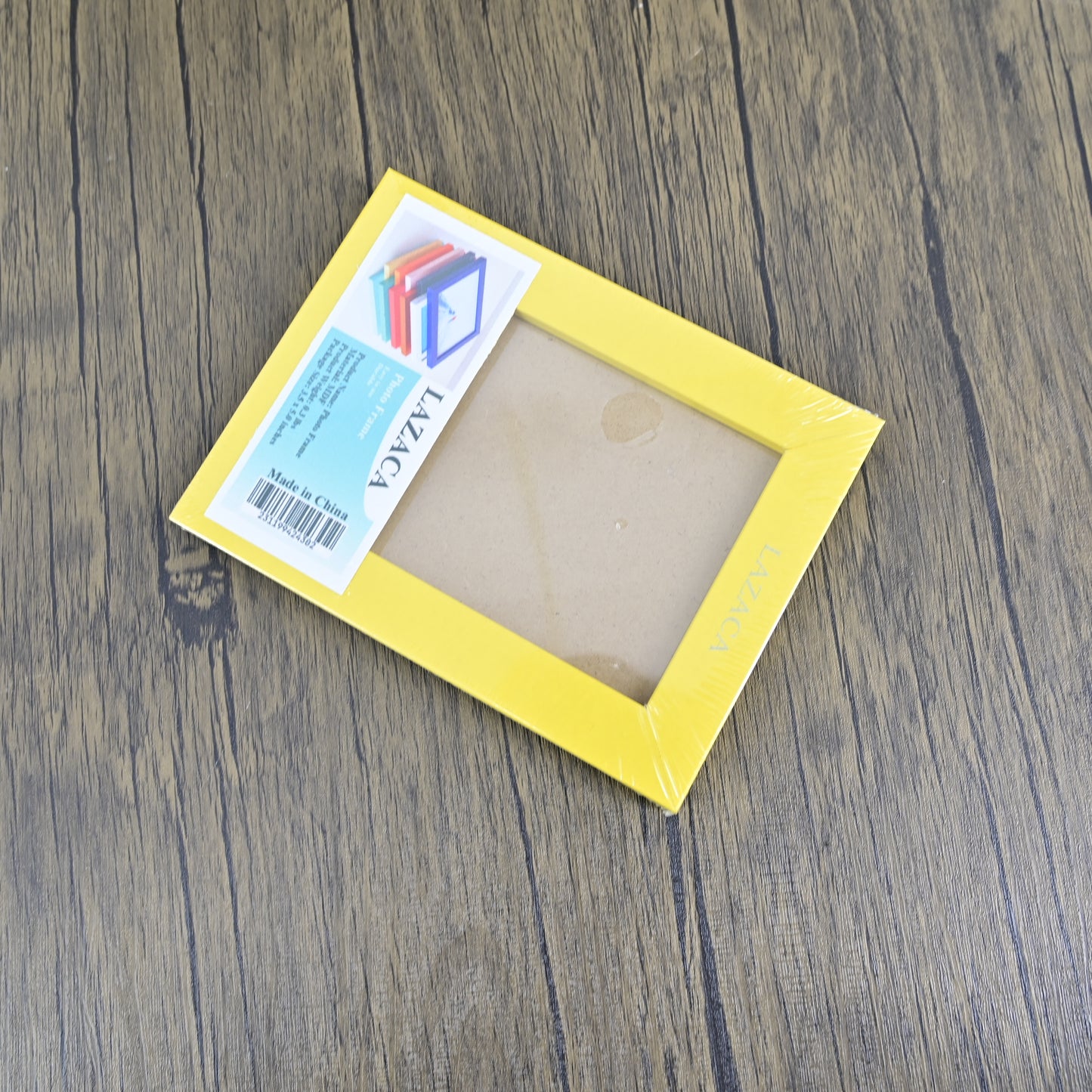 LAZACA Photo Frames Pictures Frames Desktop Decor Rectangle Frame in Yellow