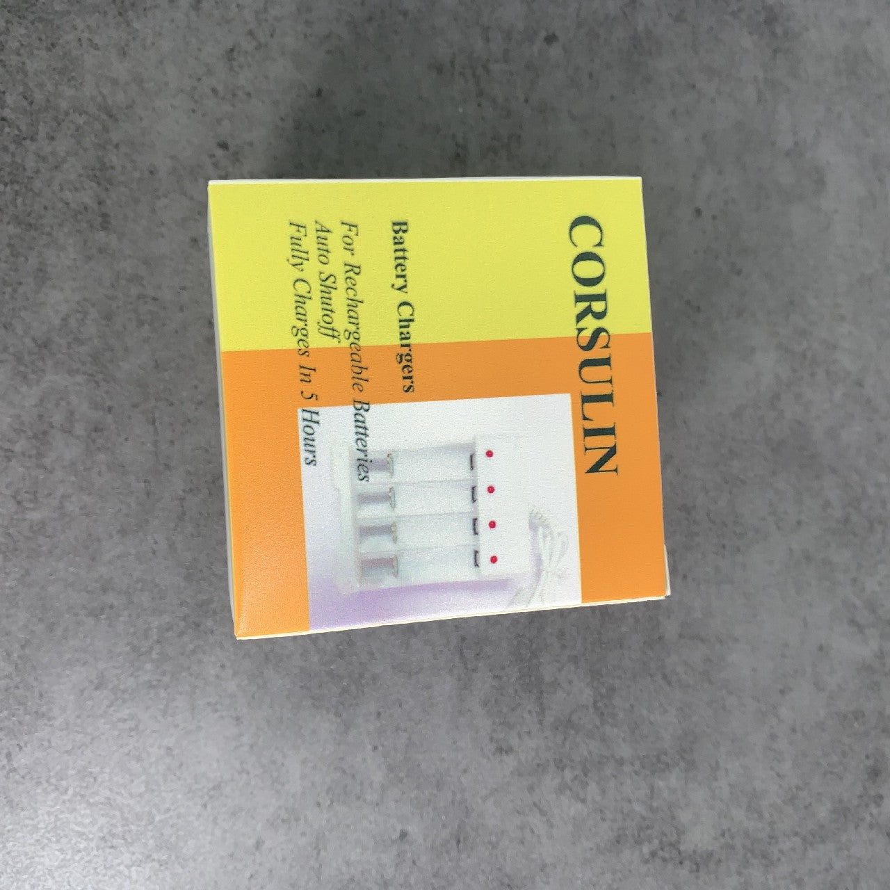 CORSULIN 3 Charging Slots Battery Chargers USB High-Speed Charging for Rechargeable Batteries