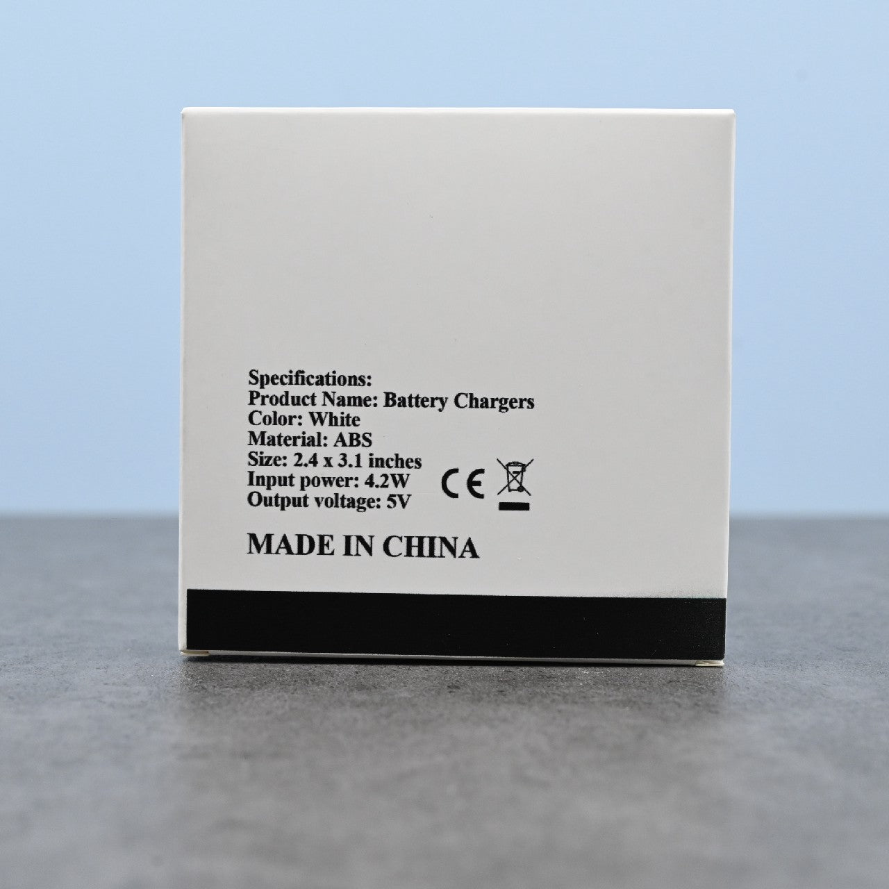 DONGLI 3 Charging Slots Battery Chargers USB High-Speed Charging for Rechargeable Batteries