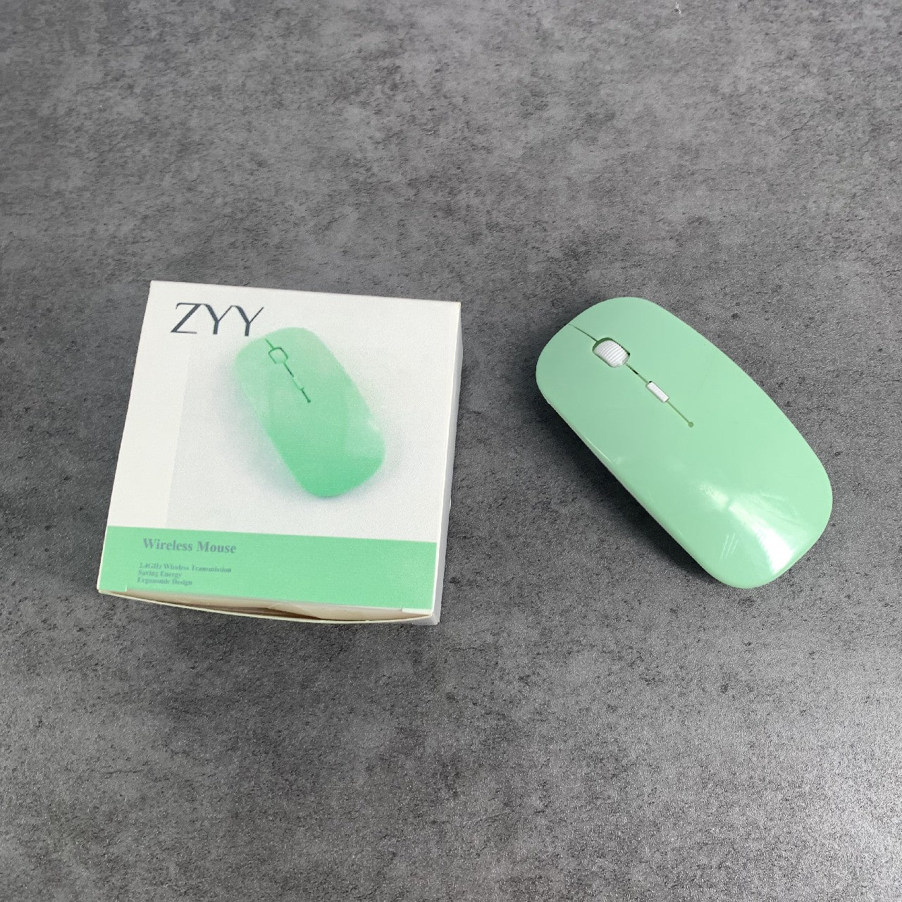 ZYY Portable Wireless Mouse for Laptop, Mac, Desktop in Blue