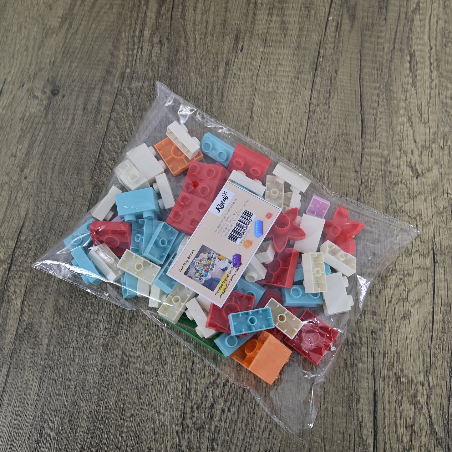 Klotski Building Block Toys, Educational Toys, 30 Pieces, Multi-color, Building Block Construction Toys