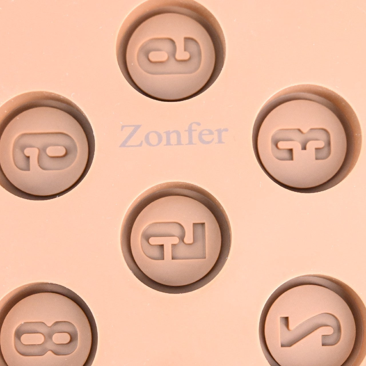 Zonfer Non Stick Silicone Chocolate Molds Cookery Molds In Brown