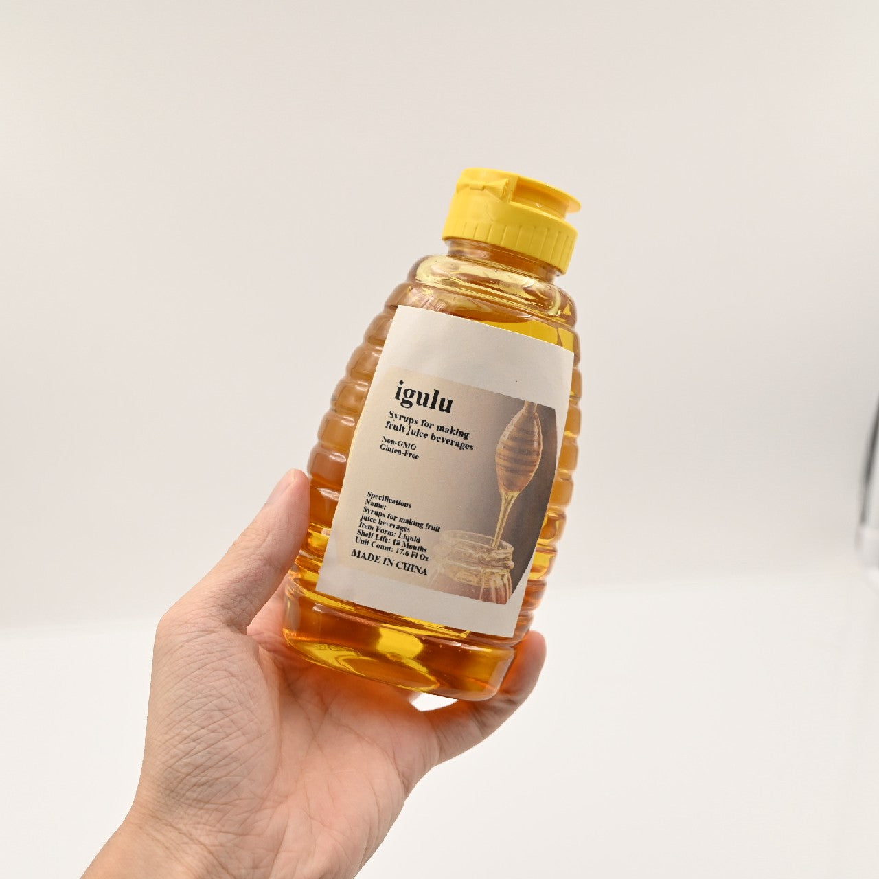 igulu 1PC Syrups for Making Fruit Juice Beverages, Non-GMO, Gluten-Free, 17.6 Fl Oz