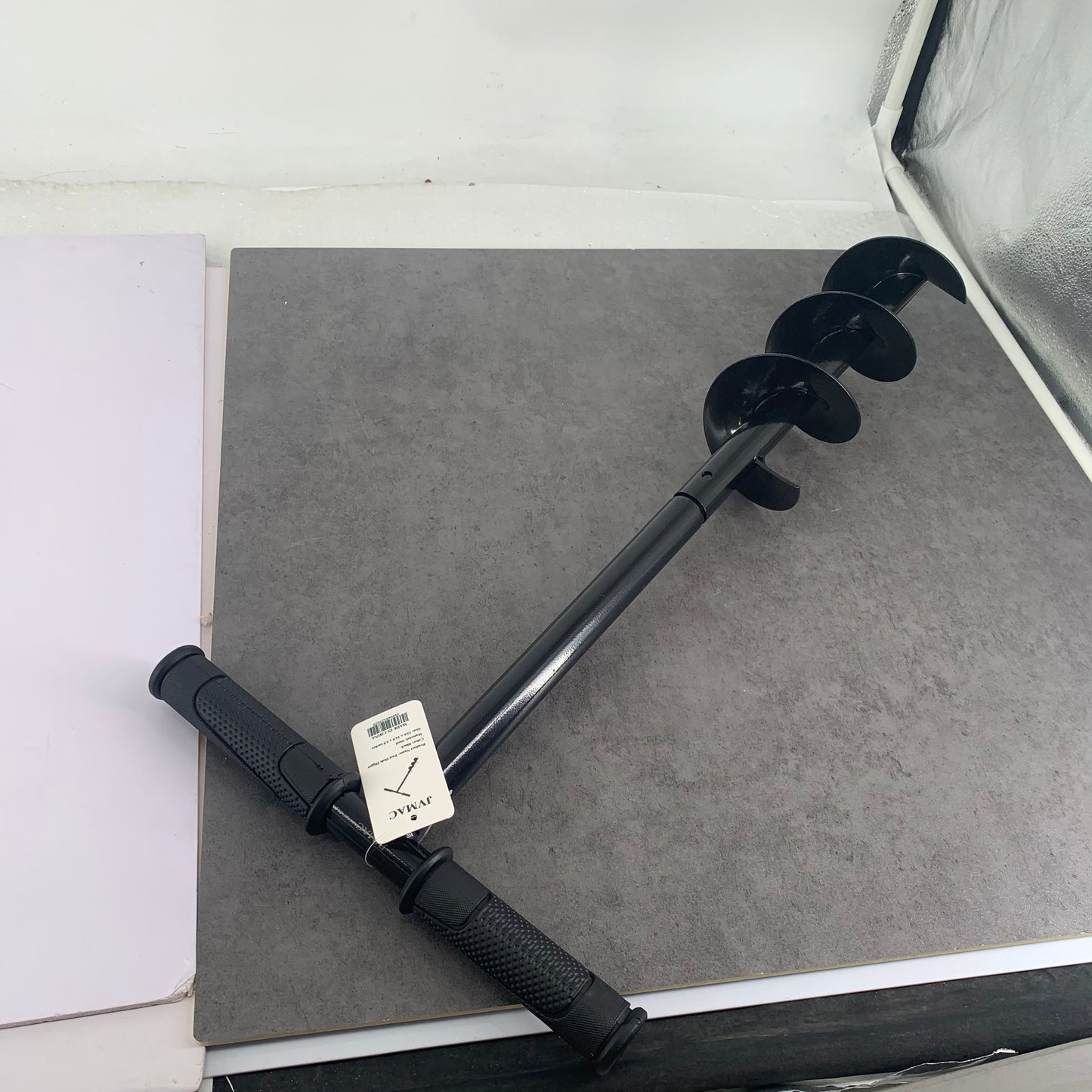 JVMAC Post Hole Diggers Garden Auger Drill with Non-Slip Handle for Planting Trees