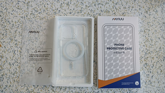 NAYIUU Crystal Clear Designed for Smart Phone , [Not Yellowing] [Military Drop Protection] Shockproof Protective Phone