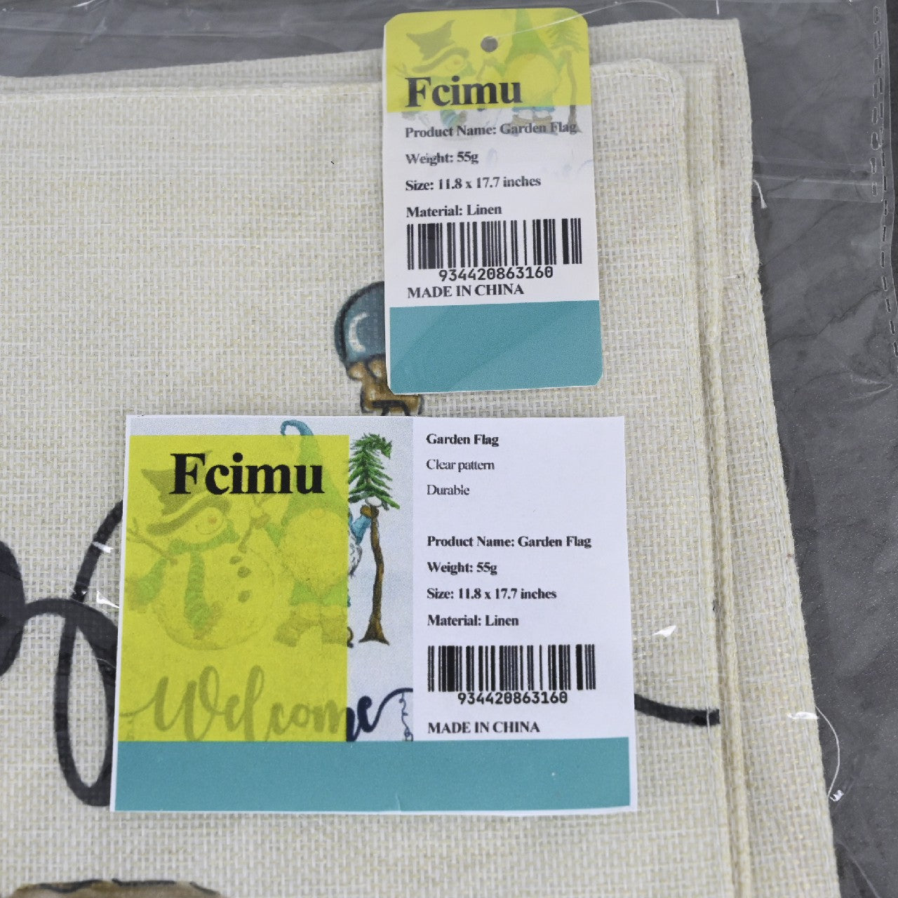 Fcimu Garden Flag for Christmas Outdoor Ornaments Decoration