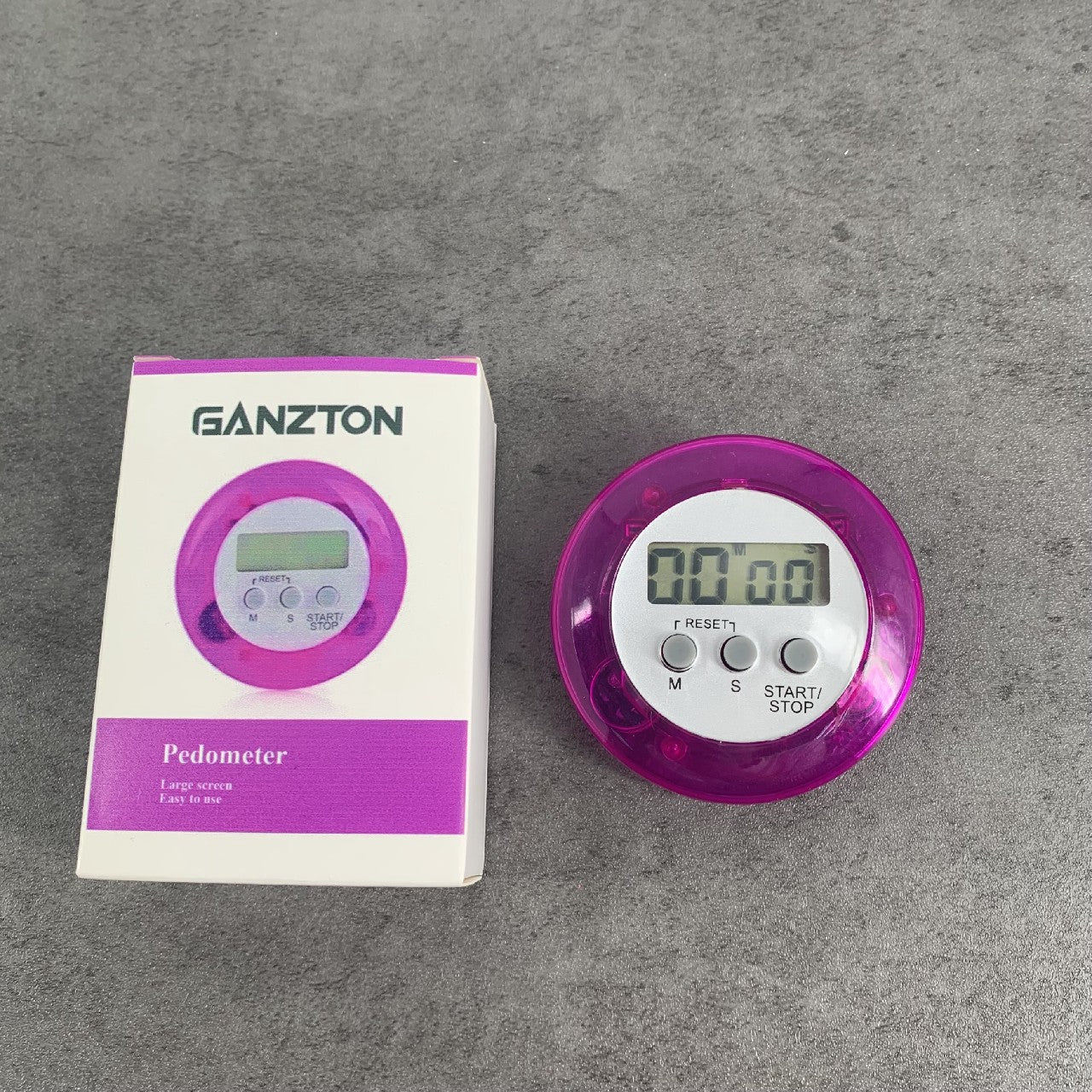 GANZTON LED Pedometers For Cooking Shower Study Self Regulating
