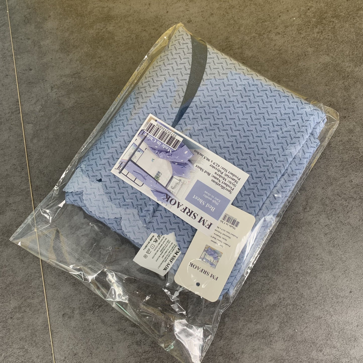 FM SRFAOK Duvet Cover Pillowcase Bed Sheet Simple Bedding Sets Single Twin Double Beds