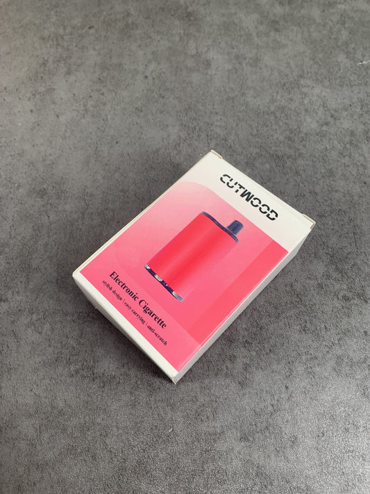 CUTWOOD Light Nicotine Strawberry Flavor Electronic Cigarette Red