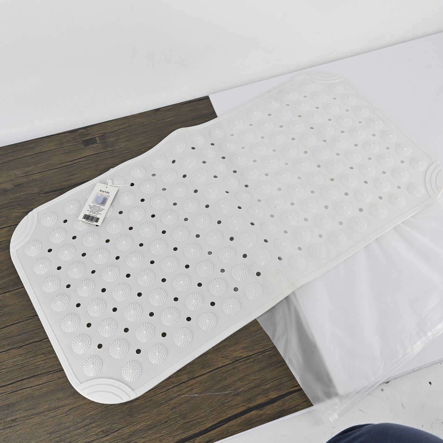 Ksyldy Plastic Bath Mats Bathroom Bath Mat Non-slip Shower Room Doormat
